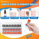 INSOIA Super Glue Gel Clear, 12 x 3g, All Purpose Non-Drip Single-Use — 6
