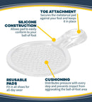 Dr. Scholl's White Reusable Metatarsal Inserts — 4