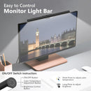 Monitor Light Bar, Eye-Care USB Reading Mnitor lamp, 11.8'' LED Computer Lights with Ultrawide Lighting, 3 Color… — 3