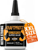 Super Glue All-Purpose Liquid 1.75 oz - Instant Adhesive Repair — 1
