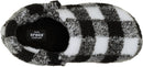 Crocs Unisex Adult Classic Cozzzy Lined Slipper – Buffalo Plaid/Varsity Black/White — 6