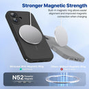 Miracase Silicone & Magnetic for iPhone 16 Case, Black — 5