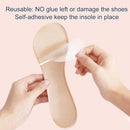 2 Pairs Gel Cushion High Heel Inserts, Self-Adhesive Sandal Inserts Insoles Women, New Anti Slip Design, 3/4 Invisible Dress Shoe Inserts, Shock Absorption Pain Relief, 2 Beige Women 5-8 — 3
