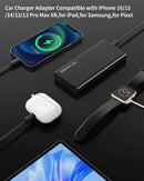 Retractable Car Charger,4 in 1 Fast Charging Car Charger with USB-C & USB-A photo 4