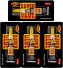 4 Pack Super Glue All Purpose, Fastest & Toughest Adhesive 3g Instant Repair Unbreakable Bond, Strong Superglue… — 1