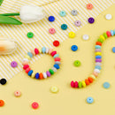 FIVEIZERO 180PCS Silicone Lentil Beads, 30 Colors 12mm Spacer Beads — 4