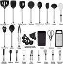 Kitchen Utensil Set-Silicone Cooking Utensils-33 Kitchen Gadgets & Spoons for Nonstick Cookware-Silicone and… — 2