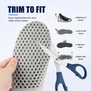 riemot Water Shoe Insoles for Men, Breathable Quick-Dry, Grey US11/ EU44 - Flat Grey 1 Pairs — 6