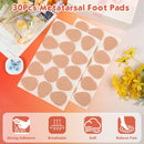 30 Pcs Metatarsal Foot Pads Ball of Foot Cushions, 0.28" Thick Felt 2