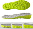 Height Increase Insoles - 4D Cloud Insole - Soft Memory Foam Insoles for Men Women (Green 3.5CM, Womens 13-14/Mens 11.5-12.5) - White 2.5cm / Womens 5.5-6/Mens 4-4.5 — 1