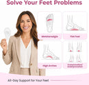 2-in-1 Gel Foot Cushions – Soft Metatarsal Pads & High Arch Support Inserts 2