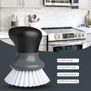 MR.SIGA Dish Scrub Brush, Palm Brush Dish Scrubber, Gray, Pack of 2 — 6