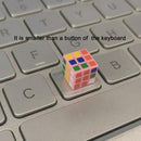 Mini Cube 3x3 - Cube Lab 1x1x1cm Smallest Cube, Smooth Magic Cube Puzzle for Kids and Adult (Pink) — 2