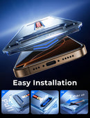 MAGIC JOHN Easy Installation for iPhone 16 Pro Screen Protector, 2 Pack photo 3