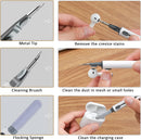 Airpod Cleaner Kit, Earbud Cleaning Kit for Airpods Pro 1 2 3,Multi-Function Cleaning Pen with Soft Brush Flocking Sponge, Suitable for Bluetooth Headset, Charging Box, Mobile Phone,Earbud (1Pcs) photo 3
