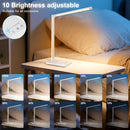 White crown LED Desk Lamp Dimmable Table Lamp Reading Lamp with USB Charging Port, 5 Lighting Modes, Sensitive… — 7