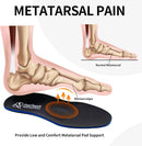 High Arch Support Comfort Orthotics Relieve Foot Pain Inserts - Black — 5