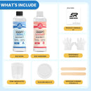 Clear Epoxy Kit 16 oz, Bubble Releasing 1:1 for Crafts — 2
