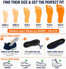 Dr. StepAlign Orthotic Insoles for Kids & Youth | Podiatrist-Designed Arch Support for Flat Feet, Overpronation & Heel Pain | Children's Growing Feet Shoe Inserts | Boys & Girls, Youth F — 8