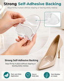 Ball of Foot Cushions & Metatarsal Pads for Women, Clear 2 Pairs 4