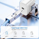10FT USB C to C Fast Charger Cord for iPhone 18 17 16 15,60W Long Heavy Duty Braided Apple C to C Cable Fast Charging for iPhone 18 Pro Max/iPhone Duo/17 16 15 Pro,15 Plus/iPad Pro 10 inch-Colorful 6