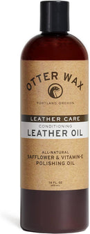 Otter Wax Leather Cleaner & Conditioner | All-Natural Conditioning Oil for Boots, Furniture Auto Seats Jackets Shoes & Bags — 1