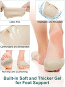 1Pair Ball of Foot Cushion, Metatarsal Pads for Men & Women, Size M 2
