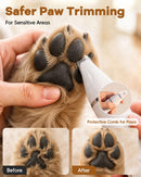 Veeconn 4 in 1 Dog Clippers Grooming Kit with Paw Hair Trimmer for Cat Pet — 8