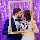 20 Pack Purple Backdrop Tinsel Streamers Foil Fringe Backdrop Halloween Party Decorations Purple Backdrop Curtain Birthday Graduation Bachelorette Christmas New Year Party Decorations | 39.4"w X 78.7"l (Pack of 20) — 8