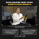 VKTRY Gold Sport Insoles for Cleated Shoes - Carbon Fiber Insole - Weight 171-220 Lbs — 3