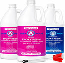 Deep Pour Epoxy Resin, 1.5 Gallon 2 to 4 Inch Depth Crystal Clear Bubble Free High Gloss Self Leveling for River… — 1