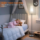 FRIDEKO HOME Floor Lamp, 9W 800LM Color Changing Smart Bulb, Beige Shade — 6