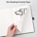 RETTACY Blank Journal Notebook, 192 Pages, A5 Medium Size (5.7'' x 8.3'') | Unlined | Pink — 5