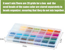 Ybxjges 24000Pcs 2mm Glass Seed Beads Kit, with 28 Colors Small Beads Kit for Girls,Women and Adults,Bracelets,… — 5