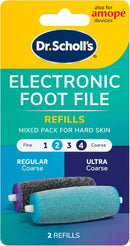 Dr. Scholl's Electric Foot File Callus Remover Refills, 2 Count, Mixed Pack — 1
