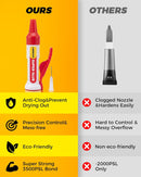 Super Glue and Cement for Shoes, 20ML Clear CA Adhesive, Heavy Duty Waterproof Shoe Glue Sole Repair, Instant Bond… — 7