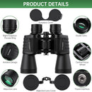 20x50 High Powered Binoculars for Adults, Waterproof Compact Binoculars with Low Light Vision for Bird Watching Hunting Camping Travel Cruise Hiking Sports Stargazing, Christmas Birthday Gifts for Men — 2
