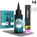 Akisey 50g UV Resin Kit with Light for Bonding & Fast Curing in Seconds — 1