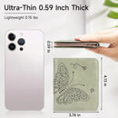 KITEVIUN Small RFID Wallet Women Ultra Thin Slim Womens Wallet Mini Compact Bifold - Green — 2