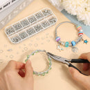 Anezus 1200PCS Jump Rings for Jewelry Making Kit, Jump Rings and Necklace Clasps with Jump Ring Pliers Tools for… — 7