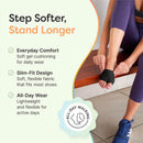 ZenToes Metatarsal Pads for Women, Ball of Foot Gel Cushion Sleeve, Medium 3