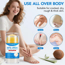 Uruses Urea Cream 60% plus Salicylic Acid 2% Urea Foot Care Stick, Foot Cream for Foot Callus Remover, Feet Moisturizer Stick for Dry Cracked Heels, Hands, Knees, Hydrating Heel Balm, Easy To Use — 6