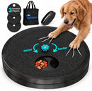 Dog Nail Scratch Board with Treats for Medium & Large Dogs 25lb+ – Spinning Filing Disk with Handheld Filer for Back Nails & Dewclaws, Adjustable Difficulty, 3 Replacement 80-Grit Discs — 1