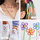 Quefe 84 Colors 4900pcs Kandi Bead Pony Beads Kandi Bracelet Kit — 6