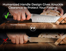 Piklohas Resharpenable Bread Knife for Homemade Bread, 10 Inch — 5