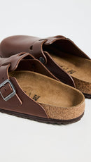 Birkenstock Men's Boston Vintage Bold Grip Clogs – Roast — 3