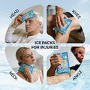 SuccorWare 10 Pack Instant Ice Packs for Injuries(4.9''x5.9'') Disposable Cold Packs for Pain Relief, Swelling, Sprains & Outdoor Activities — 5