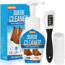Suede Shoe Cleaner, Suede & Nubuck Cleaner Removes Dirt and Stains, No-Rinse Foam Suede Cleaner Kit for Suede, Nubuck — 1