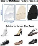 Ball of Foot Cushions & Metatarsal Pads for Women, Beige 2 Pairs 6