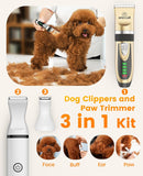 oneisall Dog Clippers and Paw Trimmer Kit for Small Large Dogs Cats